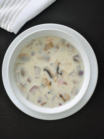 Seafood and Mushroom Chowder