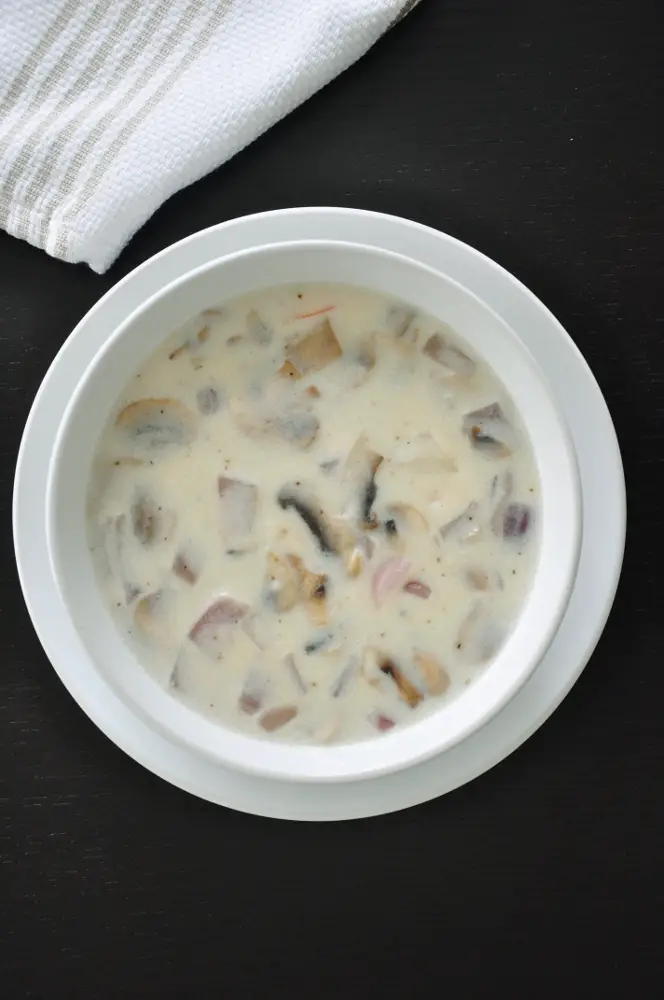 Seafood and Mushroom Chowder