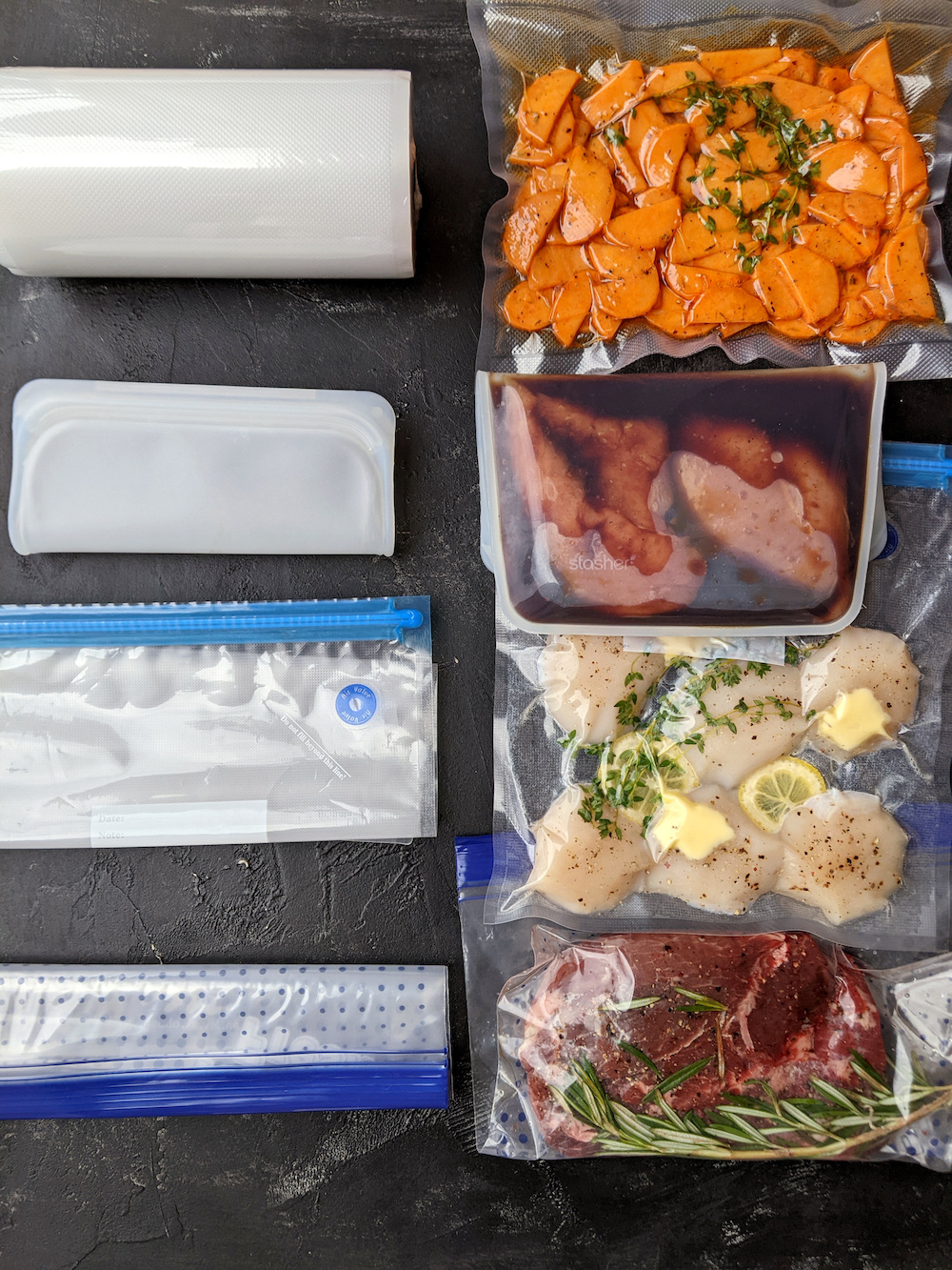 Learn the different types of sous vide bags and their pros and cons and how to choose the right one for your sous vide cooking needs.