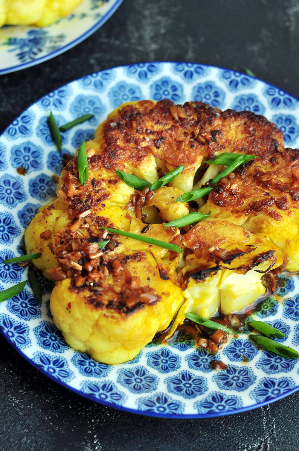 Sous Vide Cauliflower Steaks with Gluten-Free Soy Ginger Sauce