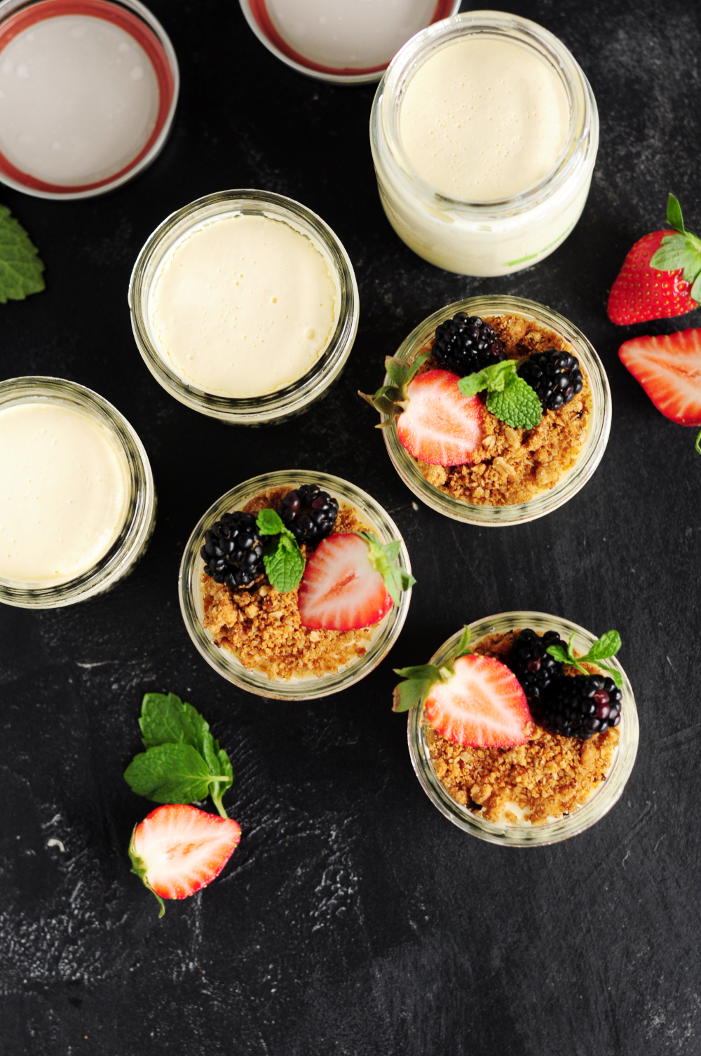 Sous Vide Cheesecake in Jars