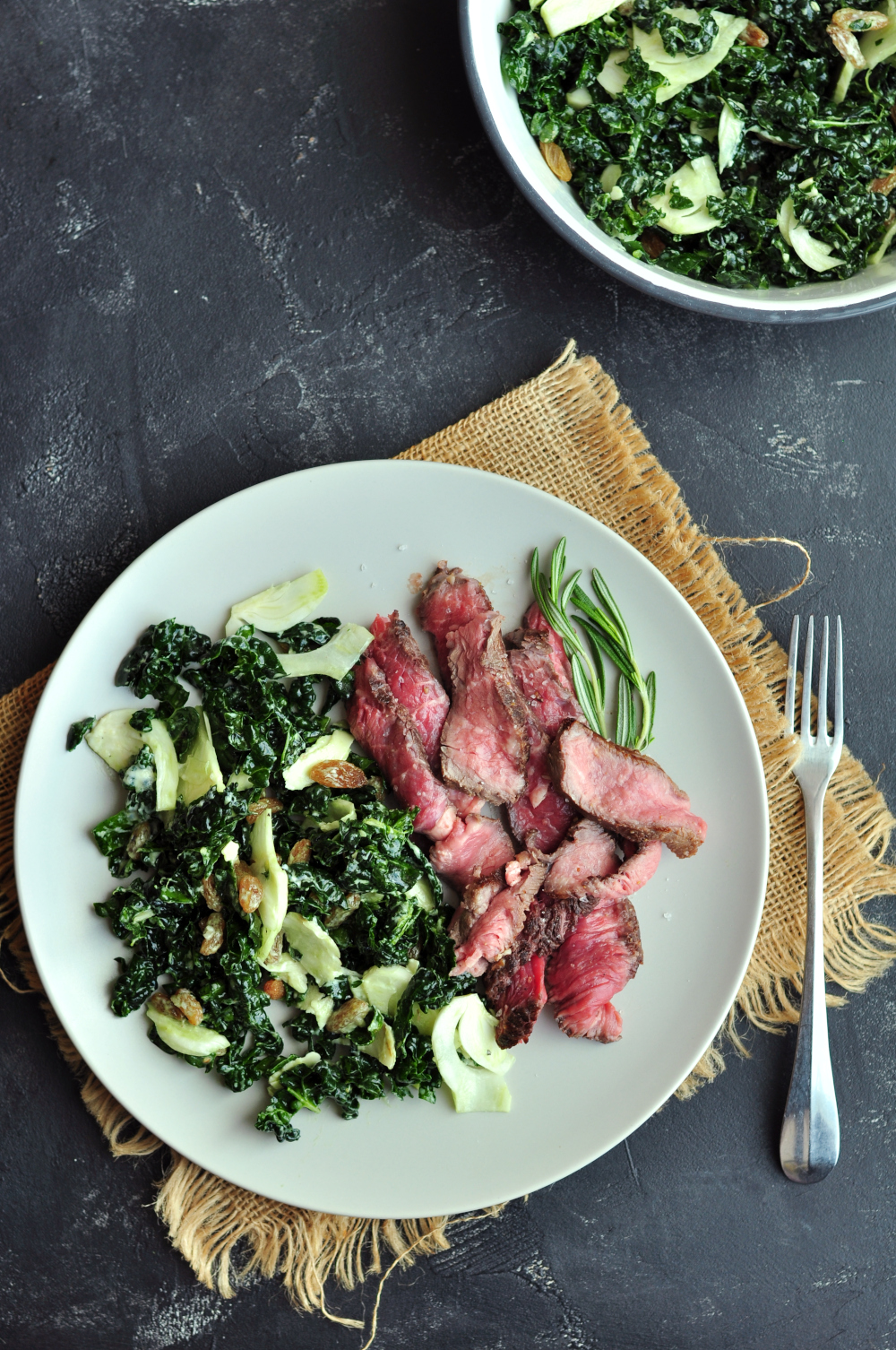 This sous vide cumin steak is marinated in a bold cumin-lemon blend, cooked to perfect medium-rare, and paired with a kale fennel salad for a complete low-carb dinner.