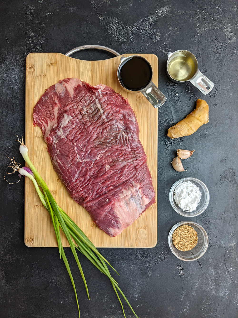 Sous Vide Mongolian Flank Steak Essential Ingredients