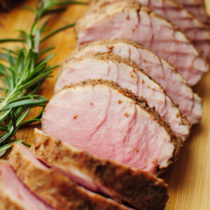 Sliced Sous Vide Pork Tenderloin