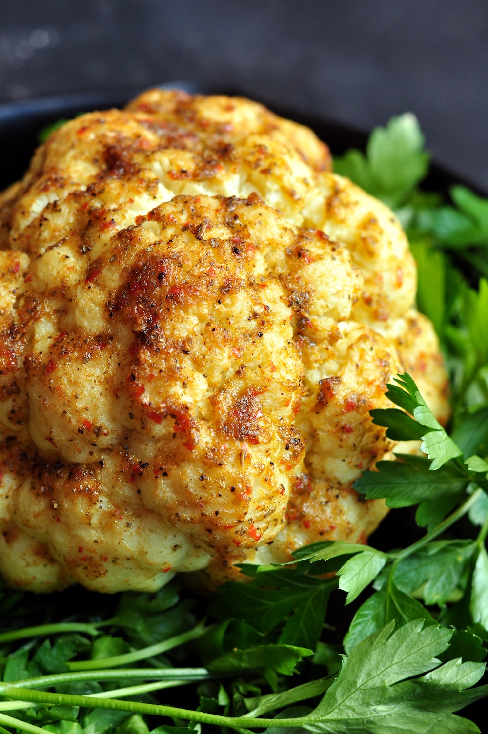 Sous vide whole cauliflower gets a bold jerk makeover! Perfectly tender inside, charred outside—plus brain-boosting benefits.