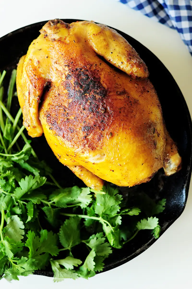 This sous vide whole chicken recipe will be the juiciest, tenderest, and most flavorful chicken you’ll ever make. Follow the step-by-step guide to round up your perfect chicken dinner. By the way, it’s not poached. 