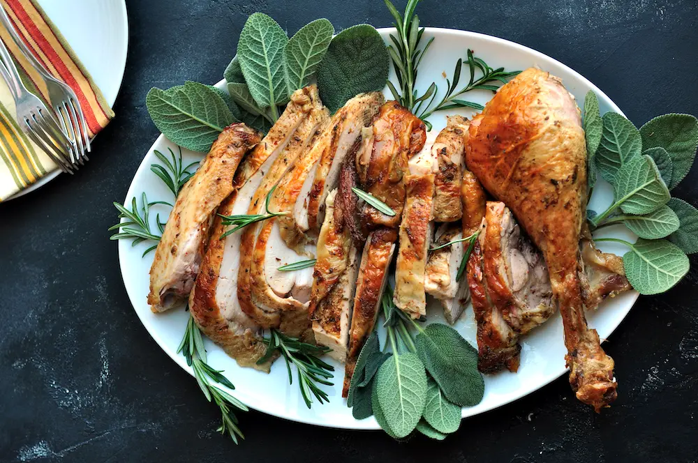 Carved Sous Vide Whole Turkey