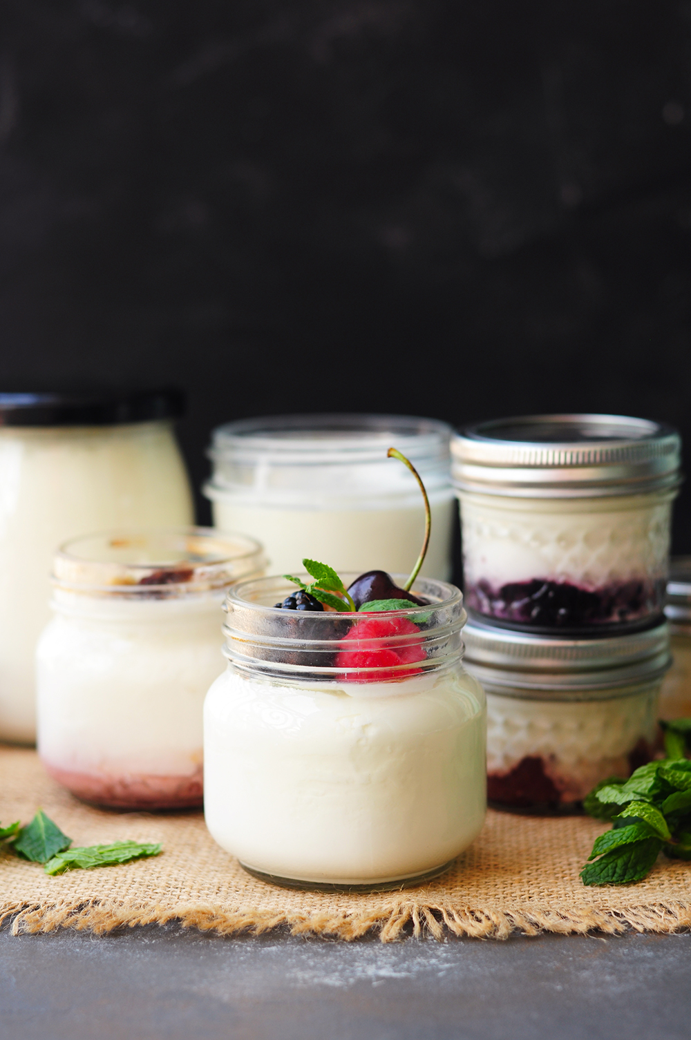 Glass jars enable yogurt's thick, creamy texture