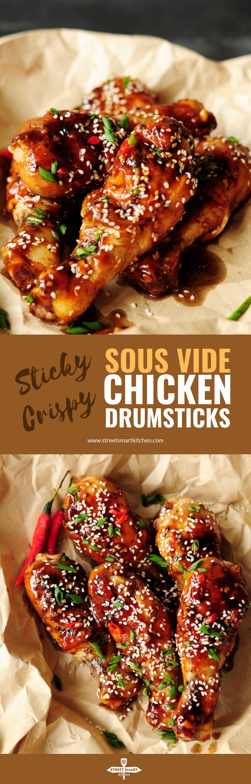These Chinese-inspired sous vide chicken drumsticks are addictive in their own right, with each bite of tender, juicy meat and crispy skin.