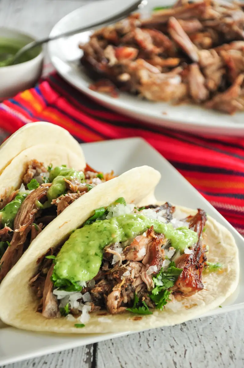 Tacos de Carnitas with Sous Vide Pork Shoulder