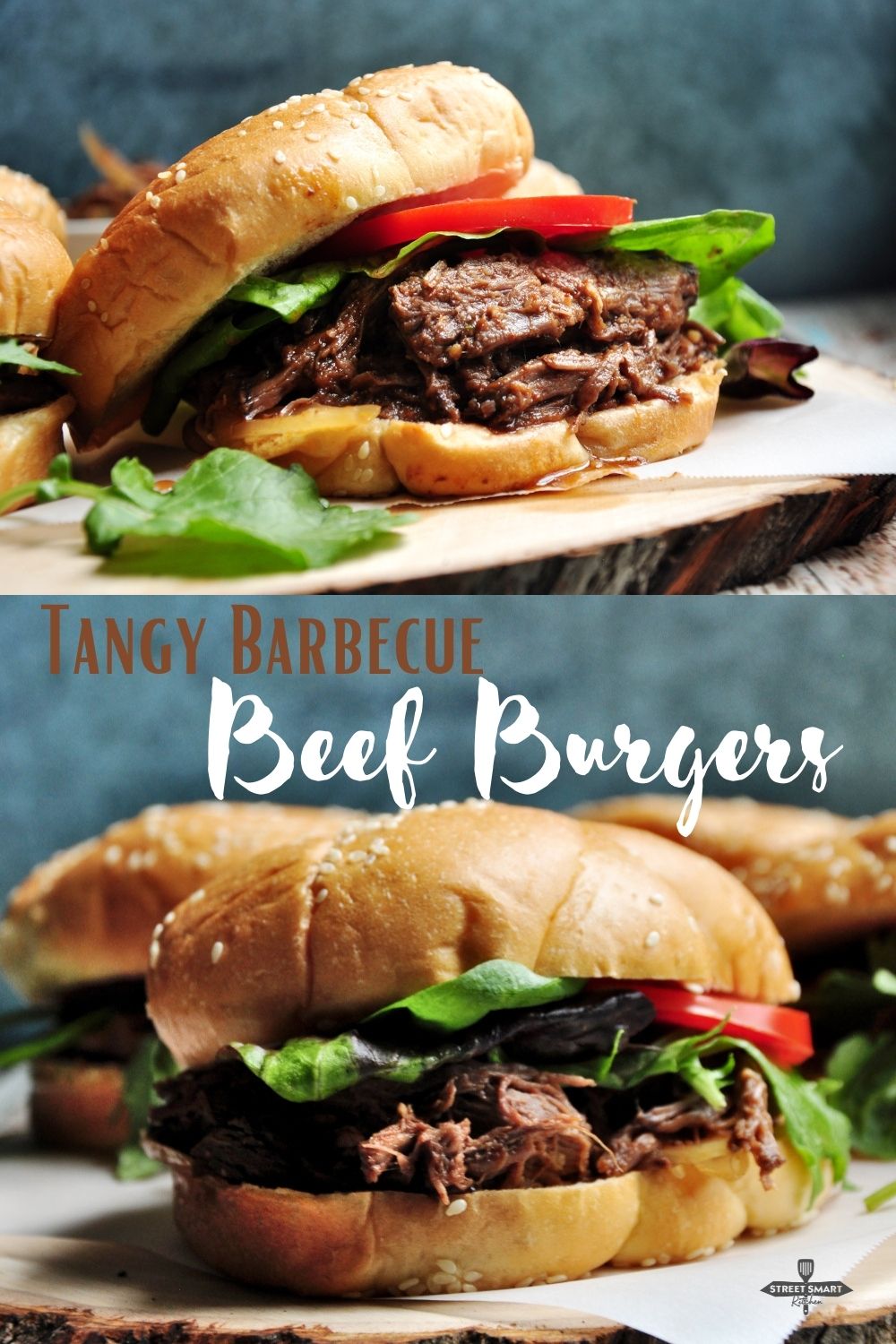 Tangy Barbecue Beef Burgers