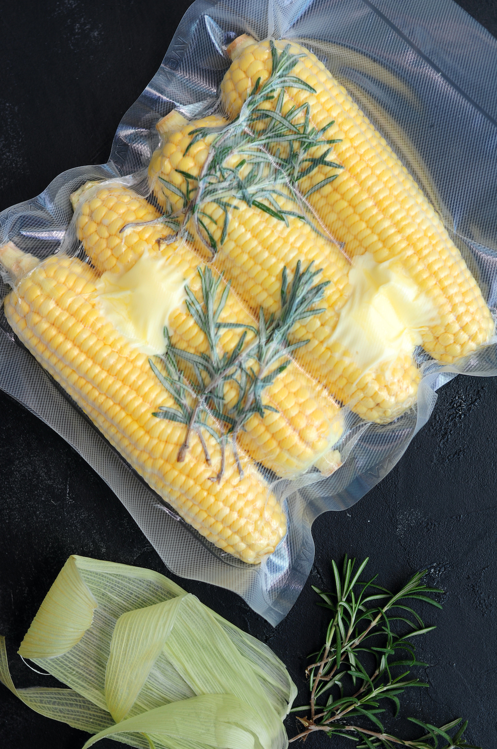 Vacuum-Sealed Corn on the Cob