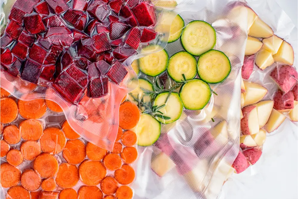 Vacuum Sealed Vegetables