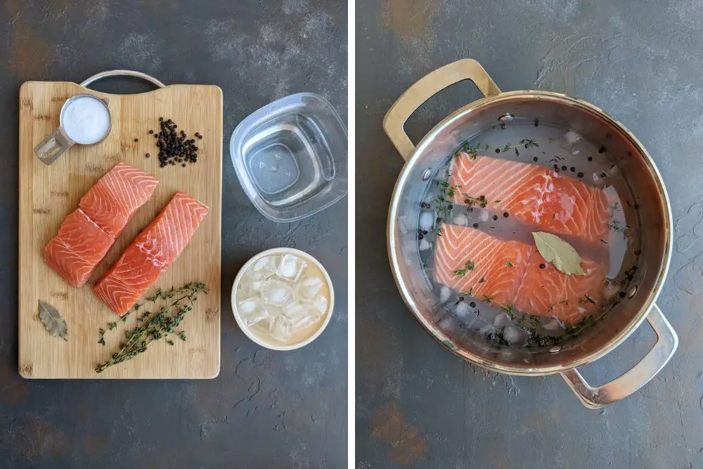 Sous Vide Salmon - Wet Brine