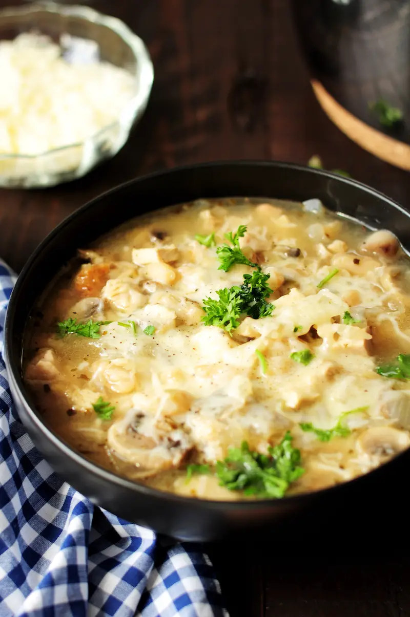 This white chili recipe offers a different take on dark versions of chili. While still giving you a hearty meal, it provides a healthy choice with a lighter color, flavor, and consistency.