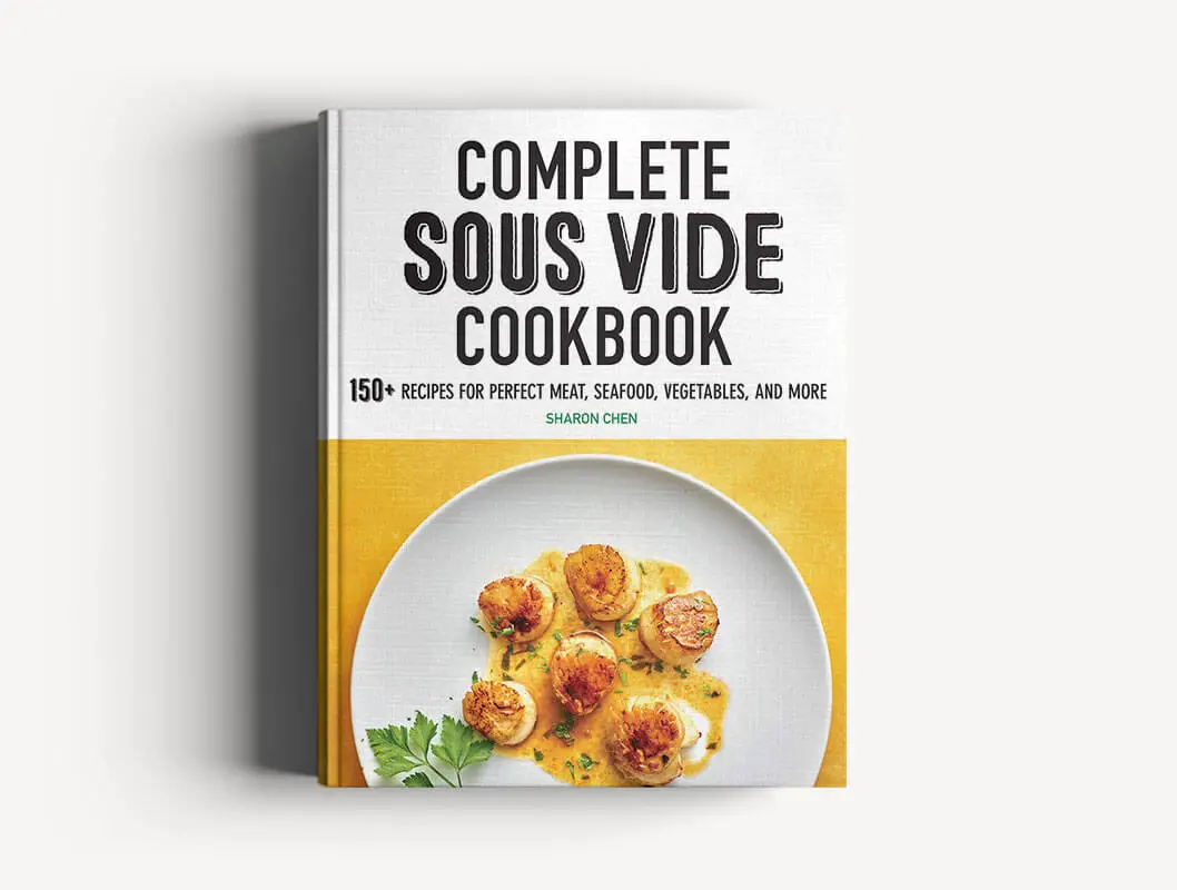 Complete Sous Vide Cookbook cover mockup