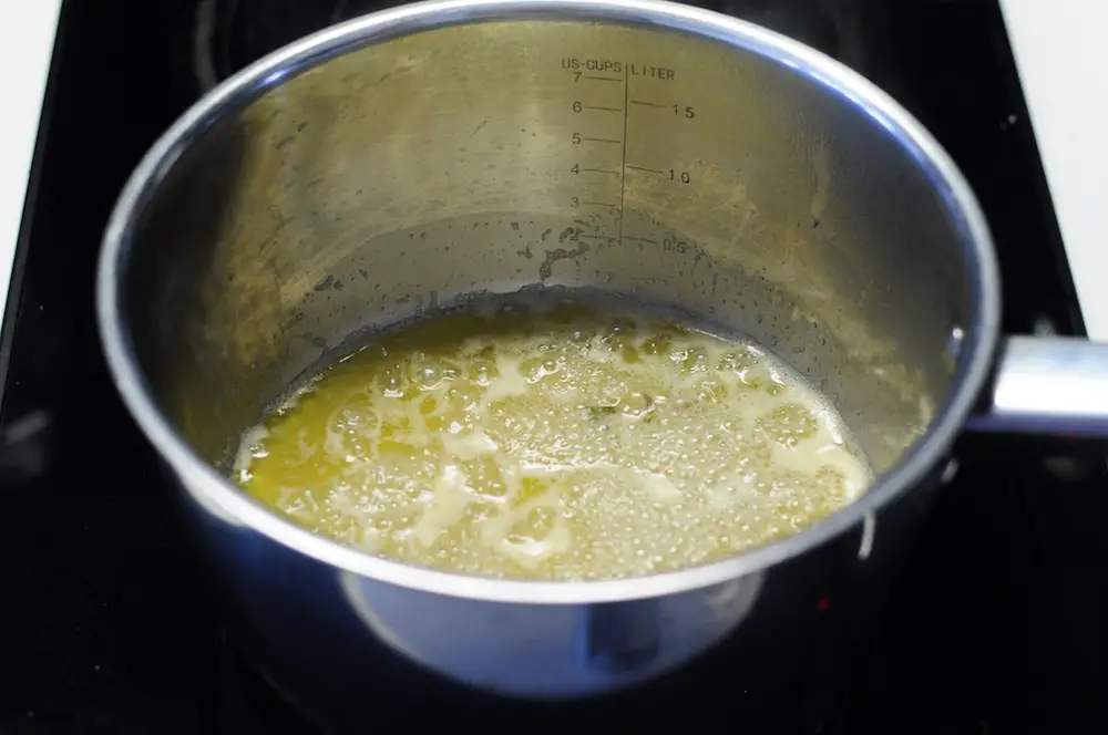 Making a carrot glaze with sous vide carrot juice