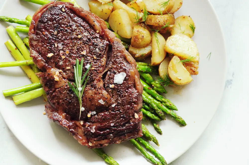 sous vide frozen steak meal